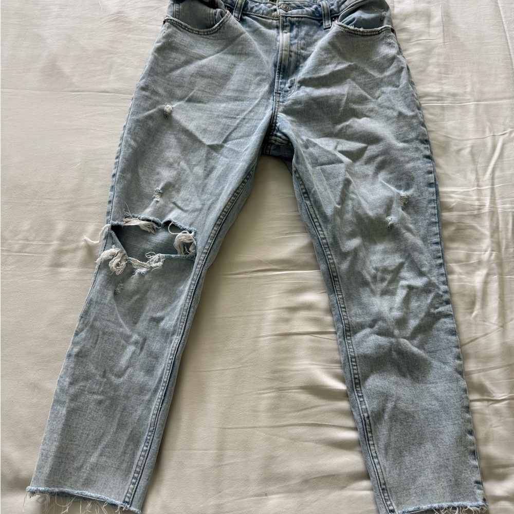Abercrombie & Fitch Curve Love The Skinny High Rise Jeans
